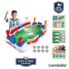 Mini Foosball Table Soccer Board Games for Kids Adults Indoor Table Games wit...