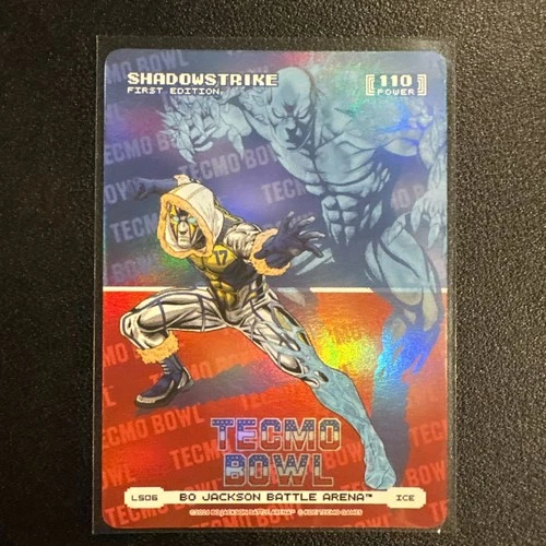 Bo Jackson Battle Arena Tecmo Bowl Shadowstrike Logo Foil Ice SP Davante Adams