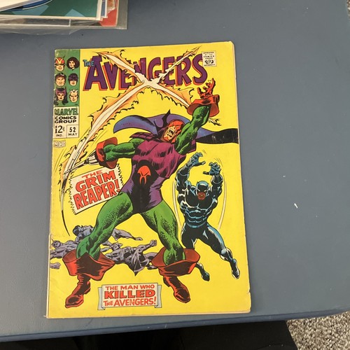 Marvel Comics The Avengers #52 1968 Grim Reaper in WonderMan Show MCU ...