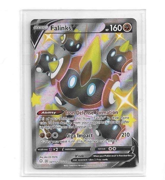 Falinks V (Full Art) 185/192 Ultra Rare SWSH02: Rebel Clash Pokemon TCG NM