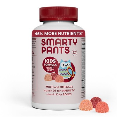 SmartyPants Kids Multivitamin Gummies Omega 3 Fish Oil 120 Count