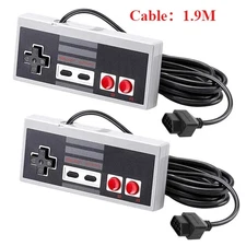 2 pcs Video Game Wired Controller Remote For Nintendo NES Original Console US