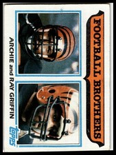 1982 Topps #266 Archie Griffin / Ray Griffin BRO