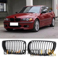K�HLERGRILL NIEREN EINZELSTEG GRILL PASST F�R BMW 3ER E46 01-05 GL�ZEND SCHWARZ