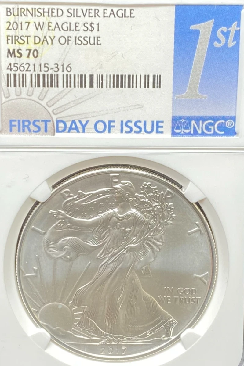 American Eagle MS 70 Graded 2017 Silver Bullion Coins for sale | eBay