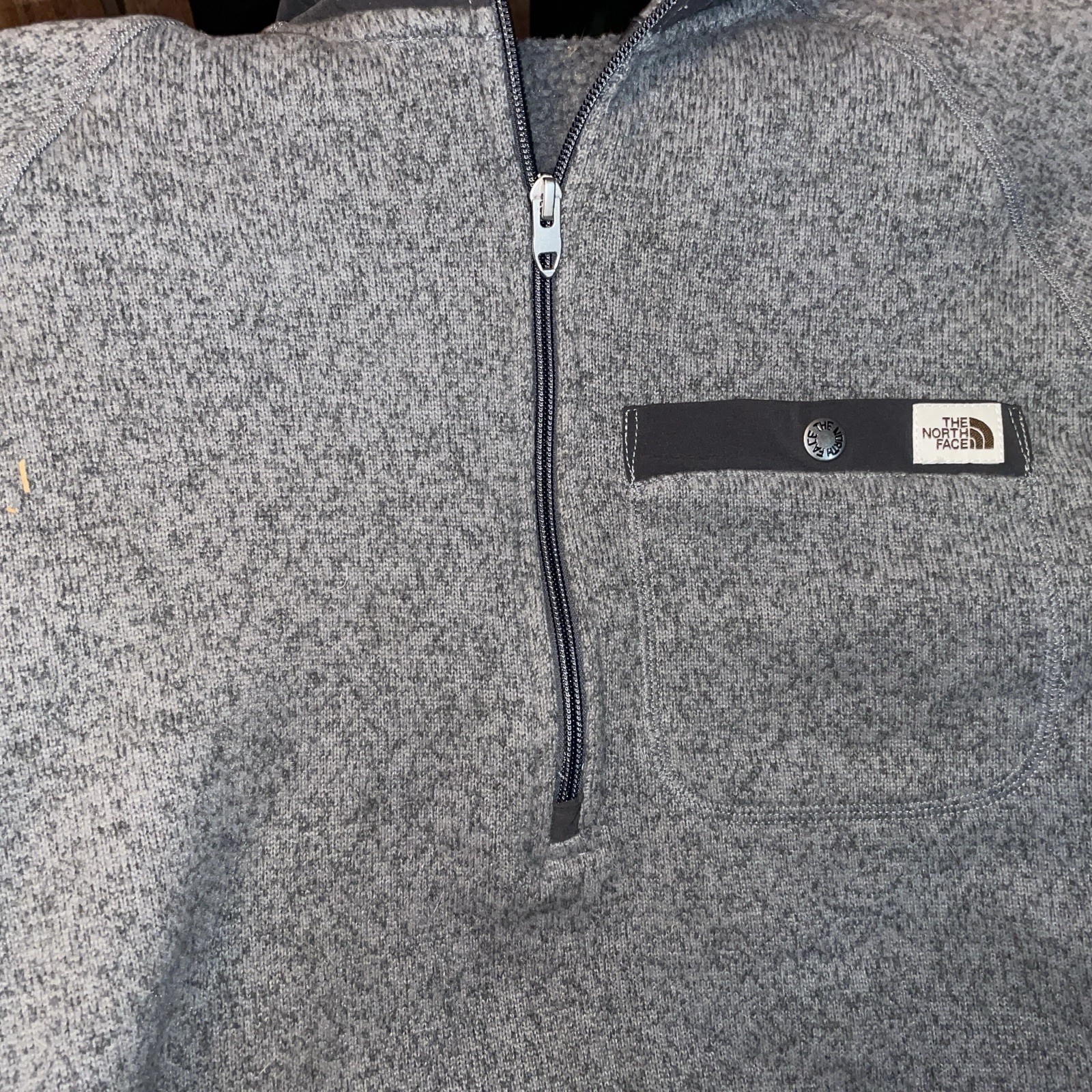 Men’s Pullover Jacket Size Medium Gray - image 3