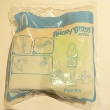 McDONALDS Movie ANGRY BIRDS PILOT PIG Toy Kids MINT 2016 Malaysia Sealed New