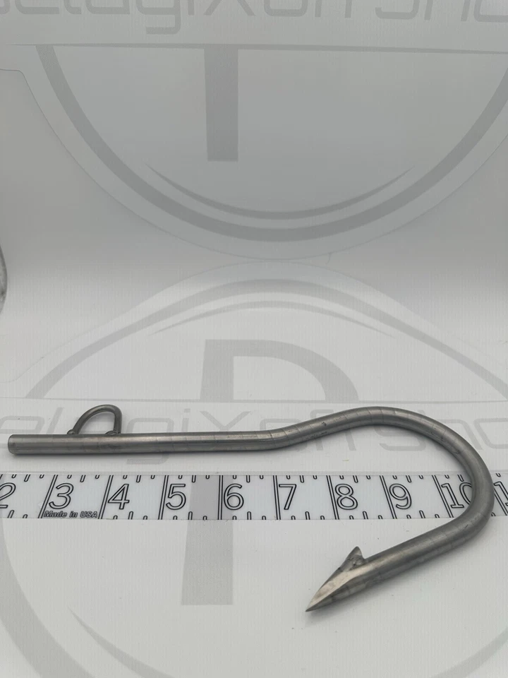 9英寸飞钩不锈钢马林鱼金枪鱼 — 第 3/4 张图片