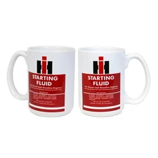 Set Of 2 - 15oz IH Starting Fluid Ceramic Mug OBT1500-Set Of 2