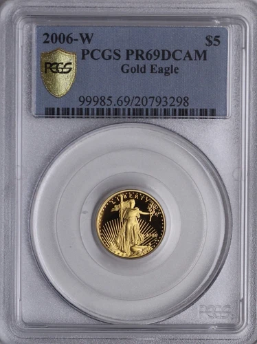 2006-W $5 Fine Gold American Eagle PCGS PR69DCAM