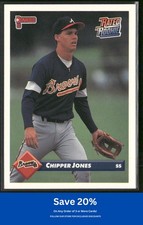 Chipper Jones 1993 Donruss #721 Rated Rookie Atlanta Braves I72