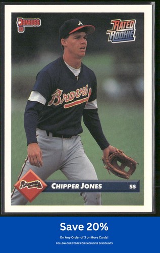 Chipper Jones #721 1993 Donruss card