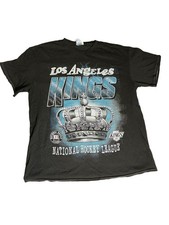 Image of Los Angeles Kings Vintage TShirt Tubular Flint Black NHL Size Large