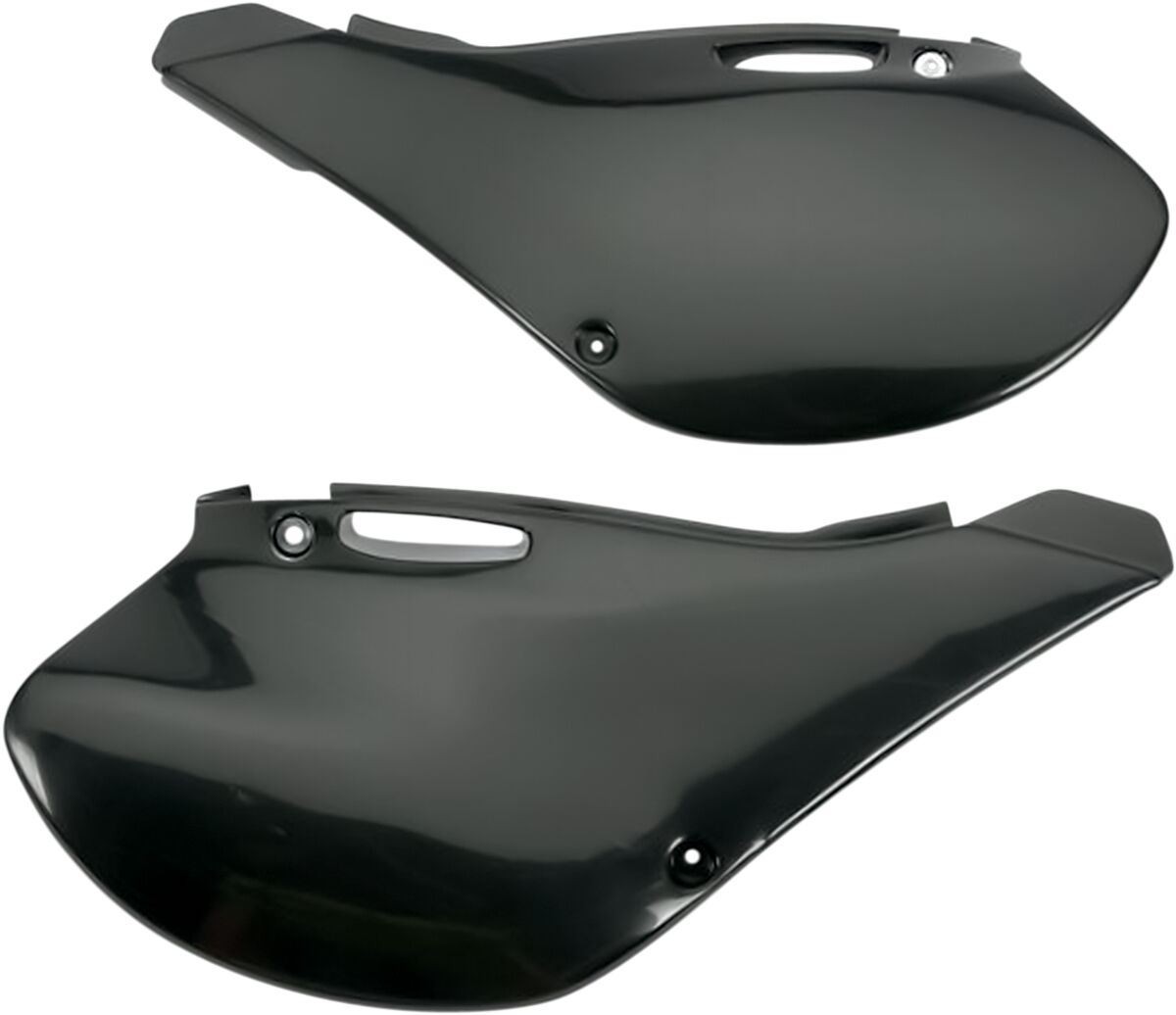 UFO Side Panels For Kawasaki KX125/250 Black 99-02 Ka03721-001