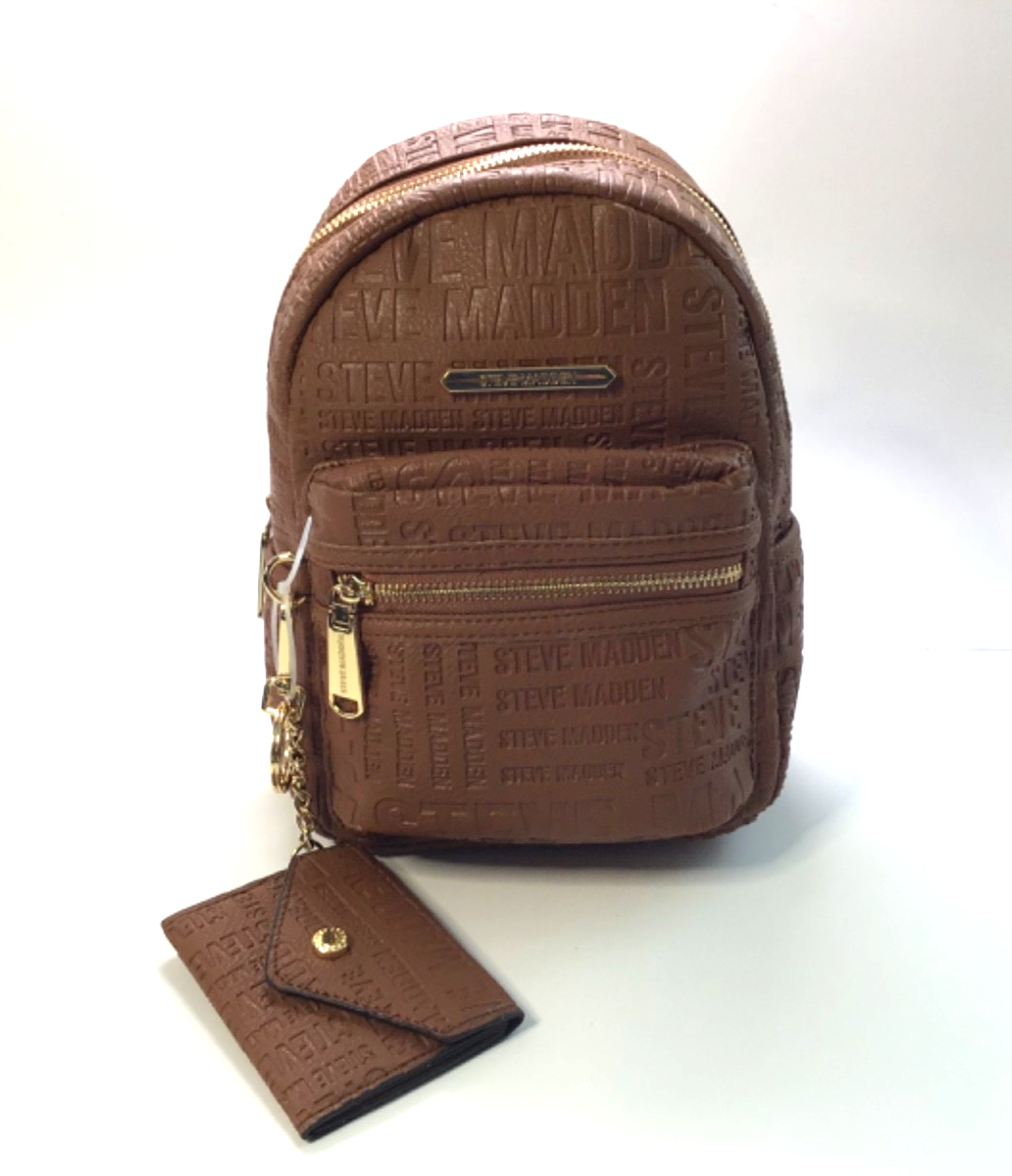 Steve Madden cognac backpack Steve Madden | Bags | Steve Madden Cognac Embossed Backpack  main image 4