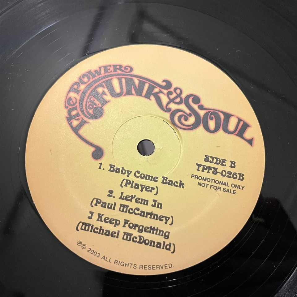 [ROCK]~EXC LP~VARIOUS ARTISTS~The POWER OF FUNK & SOUL~#26~[2003]~Yacht Rock Ed. Foto 4 de 4