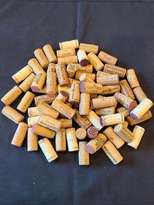 60 Wine Corks, Used, Variety
