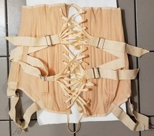 Vintage 30s Air Way Womens Surgical Corset Garter Be t Girdle Double Cinch
