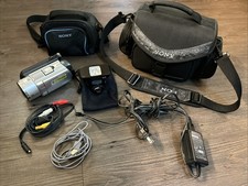 Sony Handycam DCR-SR100 Camcorder With Lots Of Extras Must See Read Description