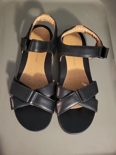 Sandali Clarks Artisan non strutturati zafferano nero nabuk 8 1 2M