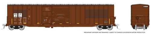 Rapido ~ Escala HO ~ Trenton Works 6348 vagón ~ Ferrocarril de mentiras (ROLX) #4109 | Zustand: New