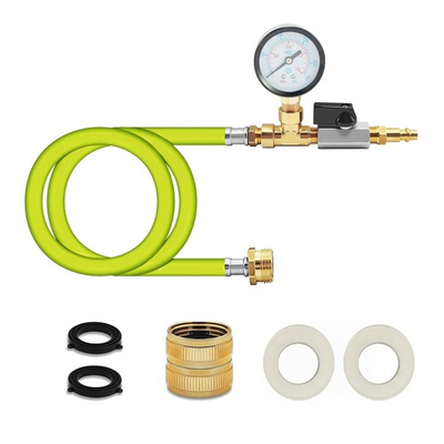 #ad #ad RV Winterizing Kit with Pressure Gauge 60quot; Winterize Blow Out Hose with 3 4quot;... $31.27