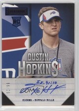 2013 Panini Playbook Signatures Blue 52/99 Dustin Hopkins #143 Auto c7e