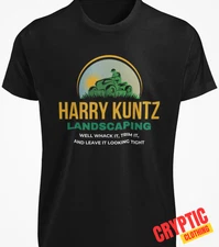 Harry Kuntz Landscaping SHIRT Funny C*nt Landscaper Gardener Joke Lawn Mower TEE
