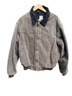 复古 Carhartt Santa Fe J14 HTG 西装工作夹克外套棕色 1990 年代男式 XL