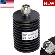 100W RF Coaxial Dummy Load UHF PL259 Male Connector Plug Termination 0-1GHz 50Ω