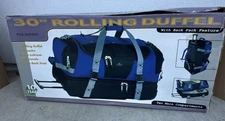*NEW Ricardo Beverly Hills 30" Rolling Duffel Bag Luggage Backpack | Blue