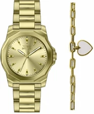 Invicta Speedway Quartz Gold Dial Ladies Watch 48579