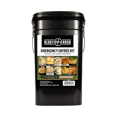 Ready Hour 120 Serving Entree Bucket | Long Shelf Life Emergency Food