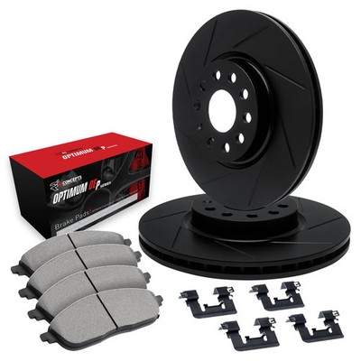 For Jeep Renegade 15-23 R1 Concepts Slotted Front Brake Kit w 5000 Pads