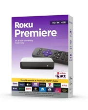 Newest Roku Premiere 3920RW HD/4K/HDR Streaming Media Player,Latest Version