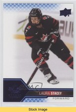 2022 Upper Deck Team Canada Juniors Women's WC Blue Laura Stacey #69 READ 3a3