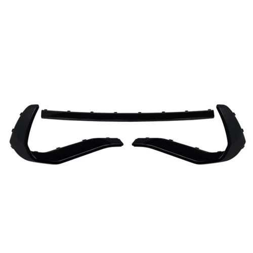 Black ABS For 2020-2023 Audi Q3 Sportback Rear Bumper Trim Strip Replace 3Pcs - Picture 3 of 7