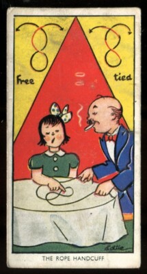 Tabakkarte, Carreras, AMUSING MAGIC TRICKS & HOW TO DO THEM, 1937, #45