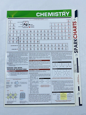 SparkCharts : Chemistry by SparkNotes Staff (2002, Trade Paperback)