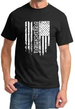 Ford Ranger Pickup Truck Patriotic Flag Design Tshirt NEW