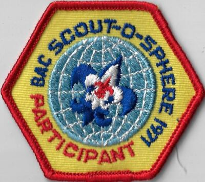 1971 Scout-O-Sphere Participant BAC RED Bdr. [MX-7426]