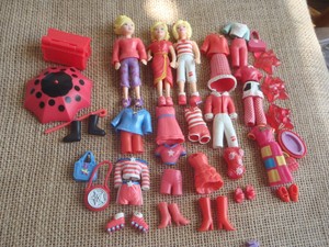 rubber polly pockets