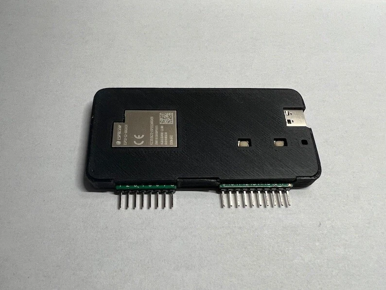 Minimalistic Case for Flipper Wi-Fi Dev Board- Black- SAME DAY