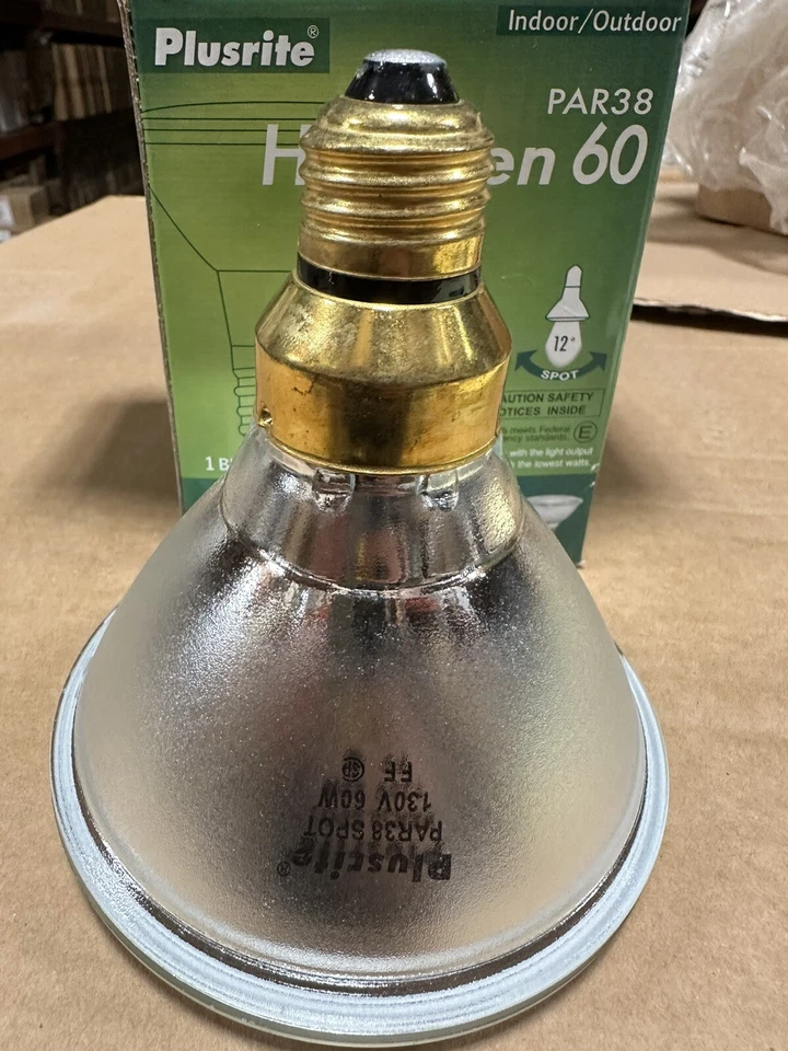 ⚡️Plusrite 60PAR38/SP/130 Flood Light Bulb 130V 60W Indoor Outdoor⚡️46506 - Image 4 of 4