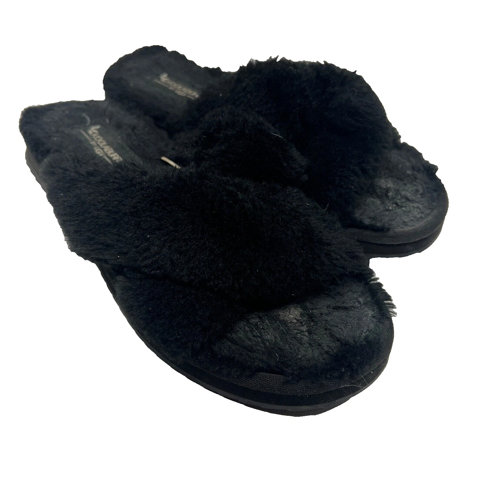KOOLABURRA By UGG Fuzz It Ciabatta sandalo donna nero con cinturino incrociato