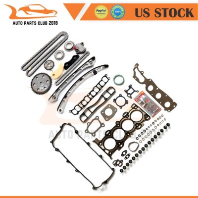 Timing Chain Kit With Head Gasket Set Fits 2007-2012 Mazda CX-7 Mazdaspeed 3 & 6