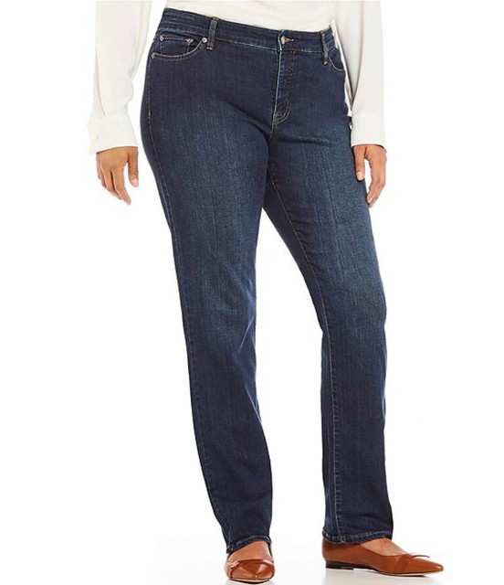 Women Ralph Lauren Plus Size Stretch Denim Premier Straight Leg Jeans 16 16W 30L | eBay
