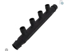 Uponor  Q2247557 Flow -Through Multi-Port  Tee, Four 1/2”Outlets