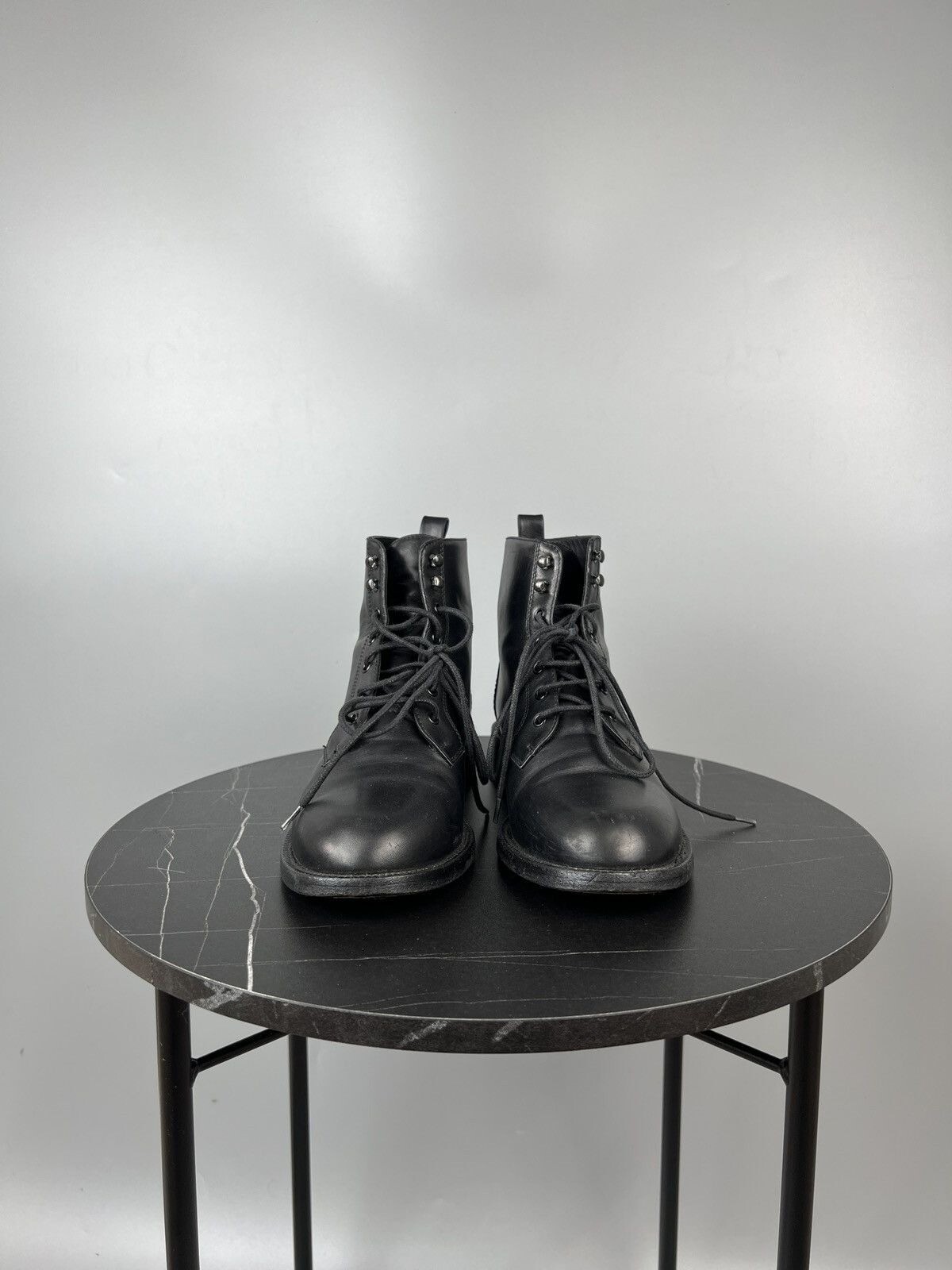 Stivaletti stringati da donna Saint Laurent Paris in pelle taglia EU 38 (Y0381)