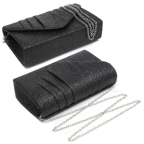 Dasein Womens Clutch Glitter/ Velvet Party Evening Bags Wedding Cocktail Purses - Picture 15 of 92